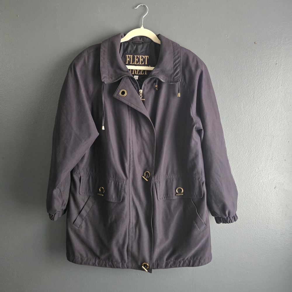 Fleet Street Women's Vintage Utility Jacket Large - Picture 1 of 6